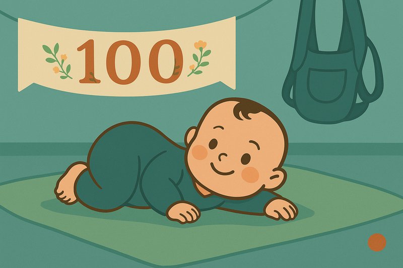 Minchu's Fifteenth Week: Rolling Mastery and 100-Day Celebration